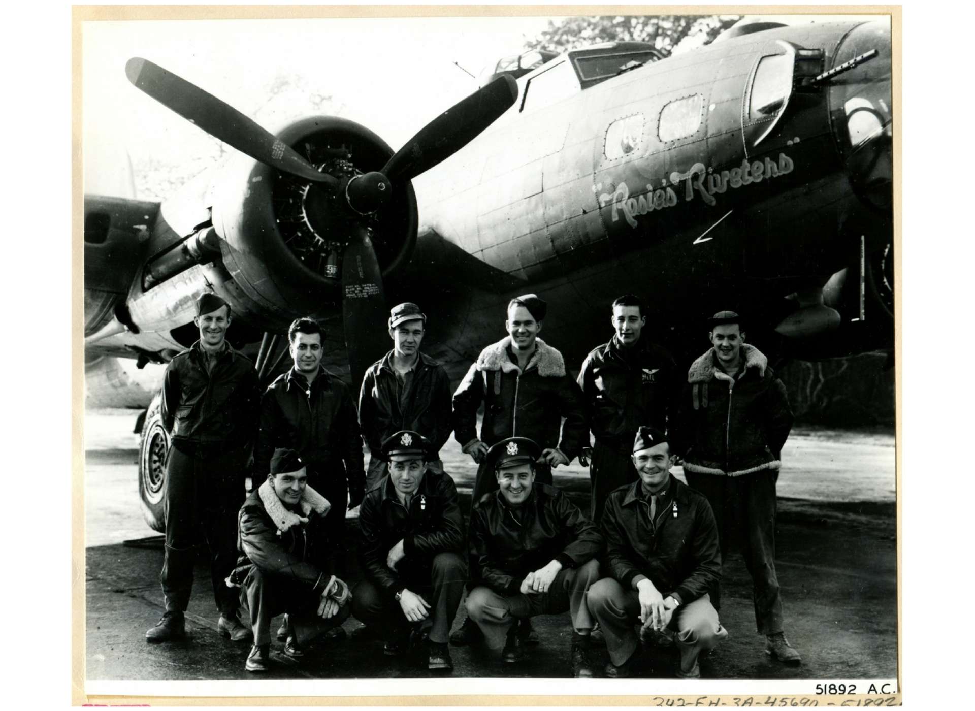 crewmembers of Rosie&#039;s Riveters