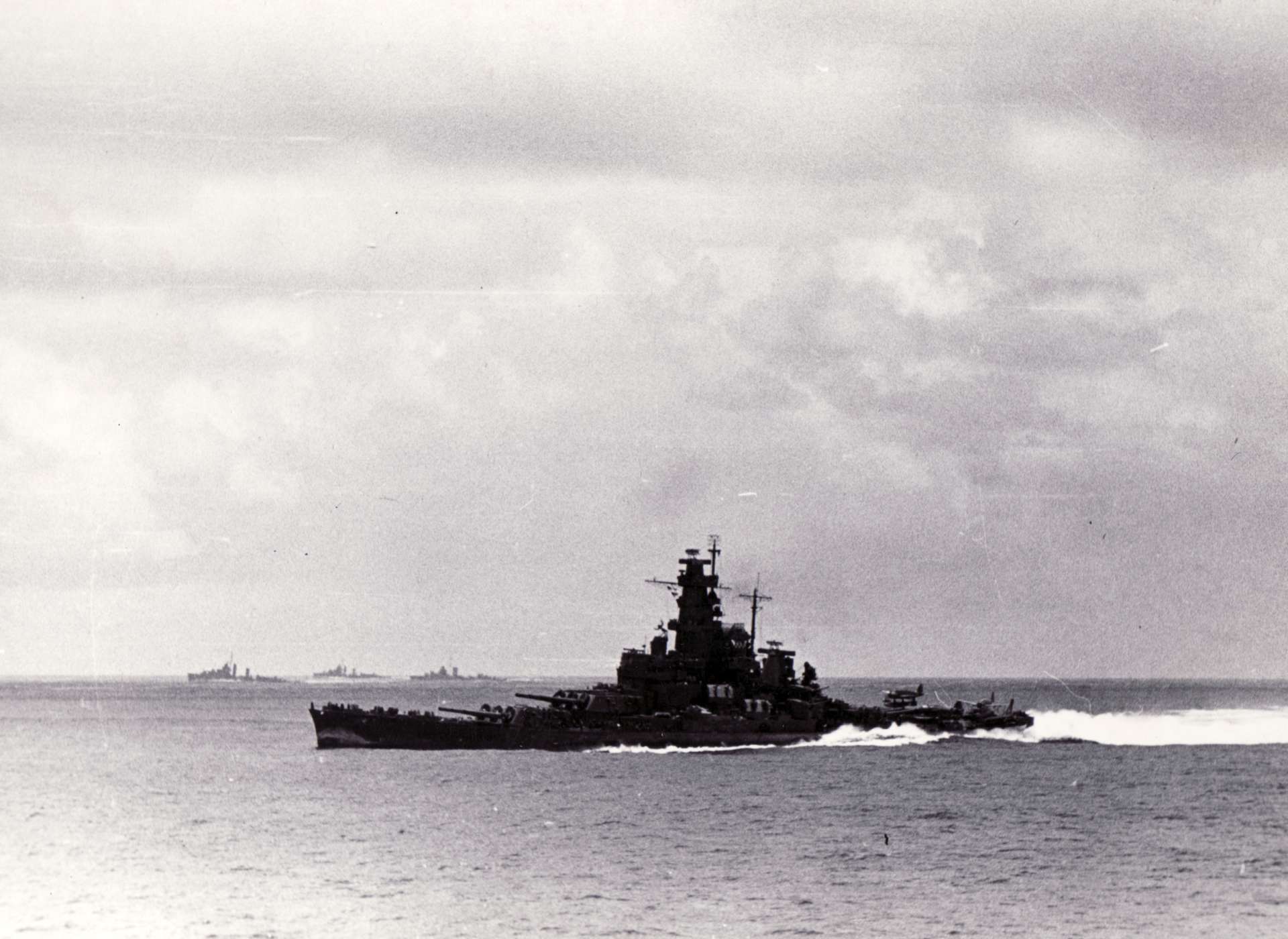 South Dakota during the Battle of Santa Cruz