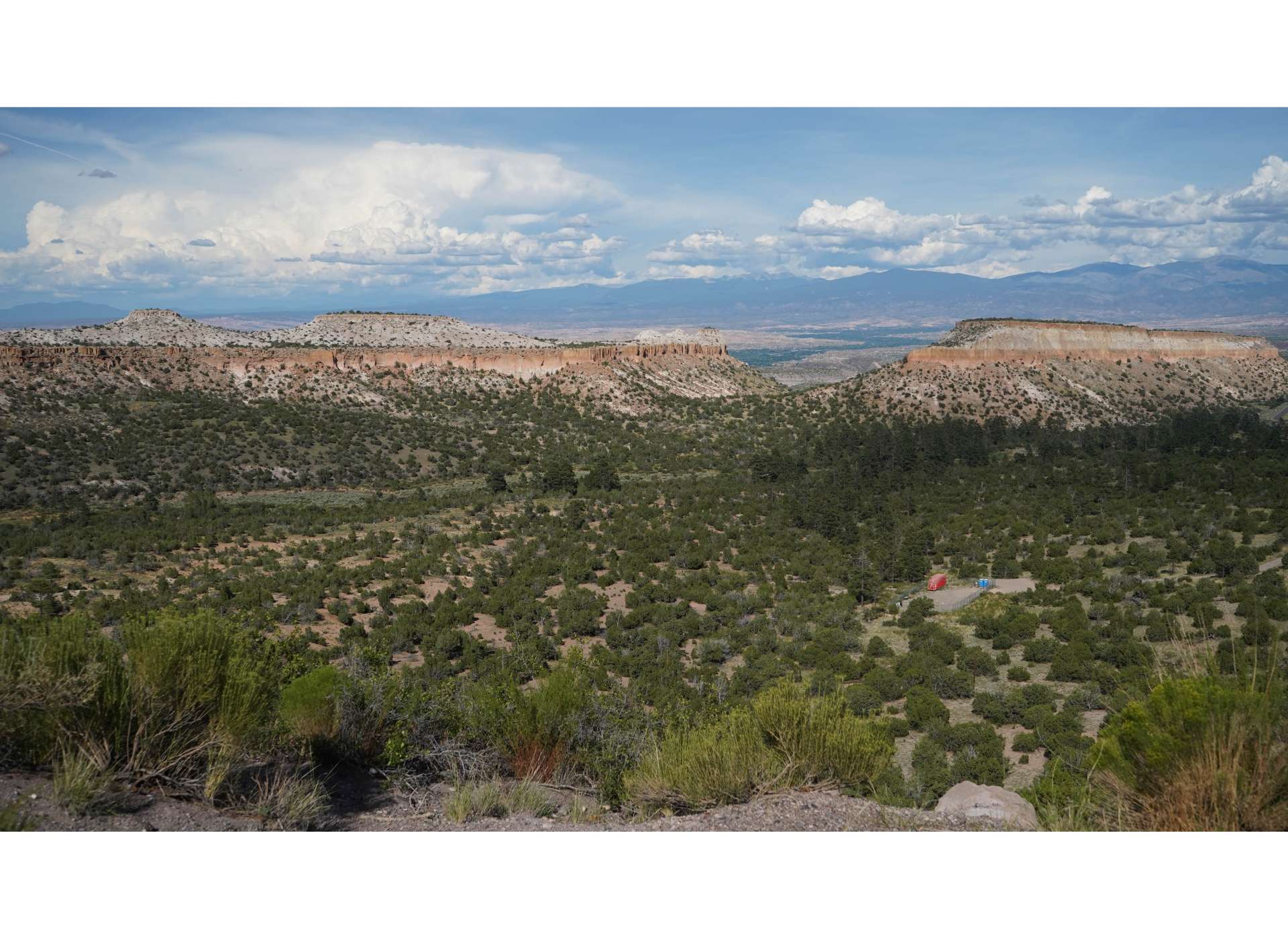  The beautiful natural landscape around Los Alamos.