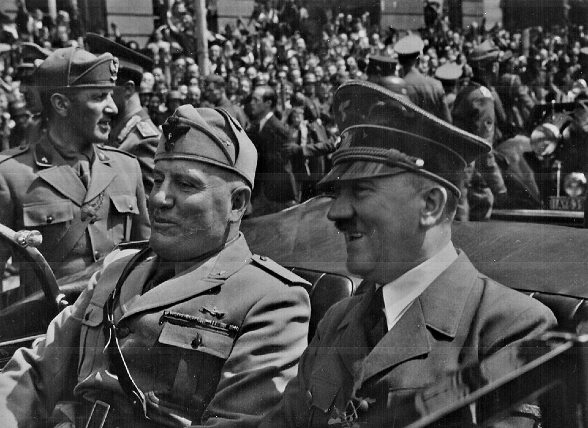 The Duce and the Führer.