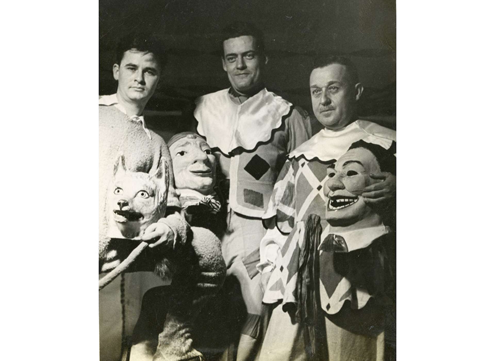 Let the good times roll! Despite the demands on the hospital staff, the Tulane Unit celebrated Mardi Gras in Florence in February 1945. From left to right are Dr. Joseph Sabatier, Dr. Henry Miles, and Dr. George Grant. The National WWII Museum.