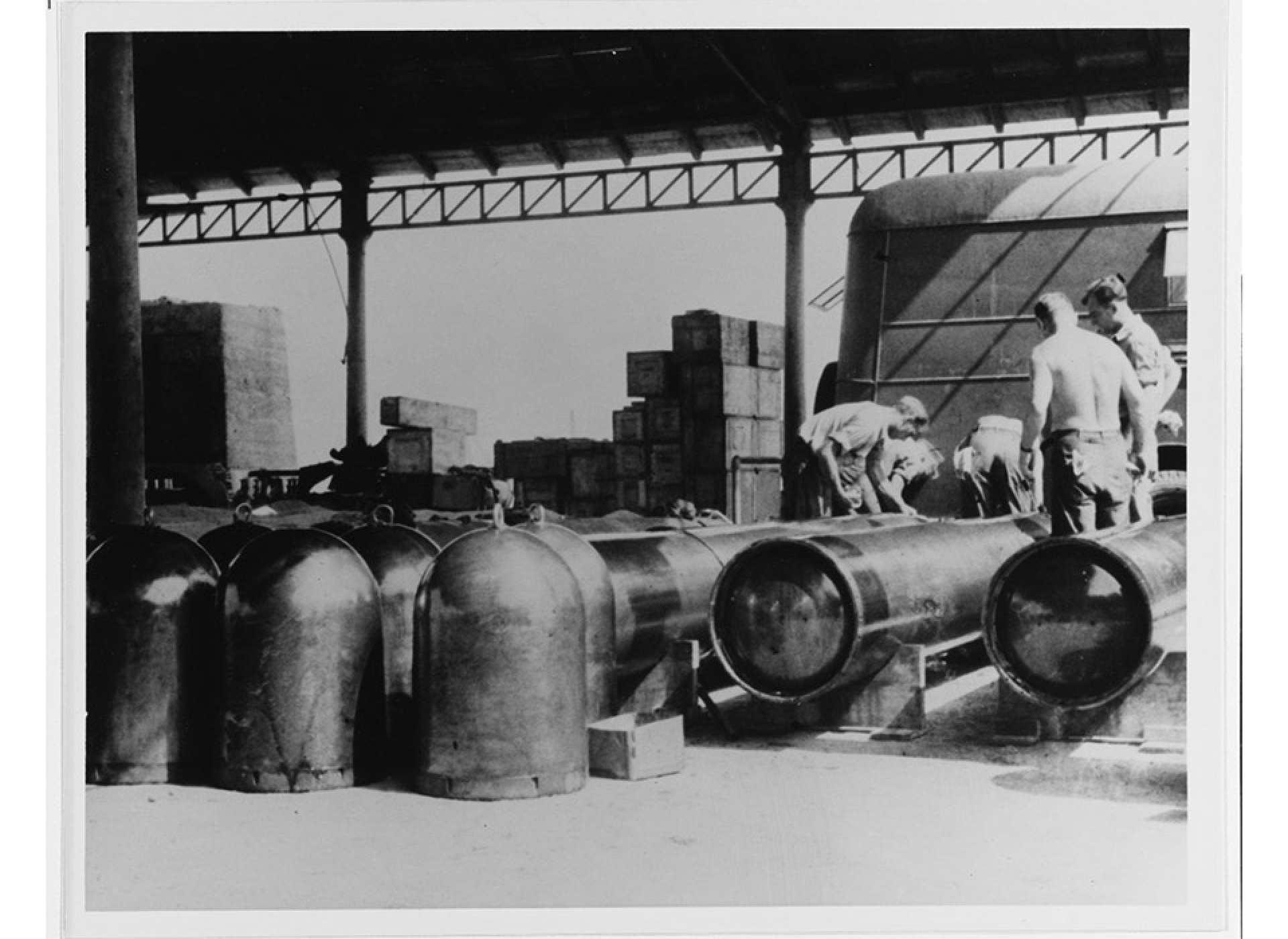 PT boats fired two types of torpedoes, Mark 8s from tubes, or Mark 13s from roll off racks.