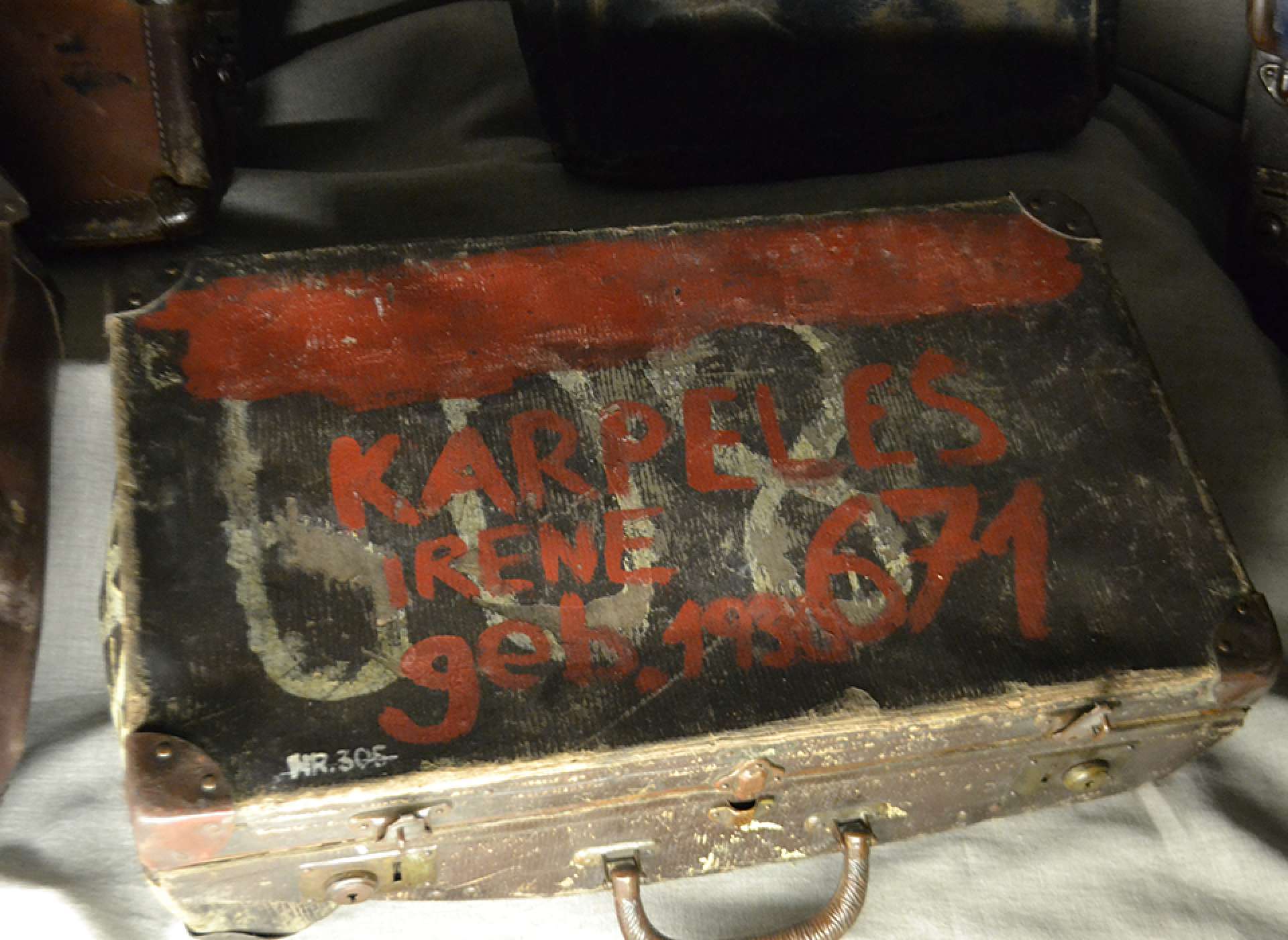 Irene Karpeles&#039;s suitcase