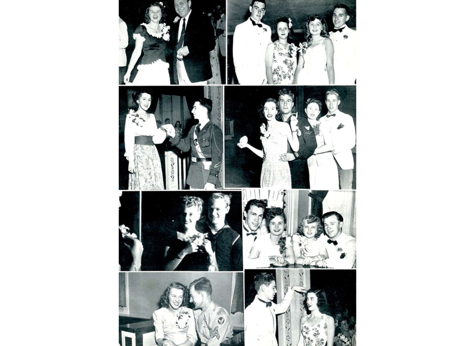 Roger Ludlowe H.S. Prom, Fairfield, CT, 1945