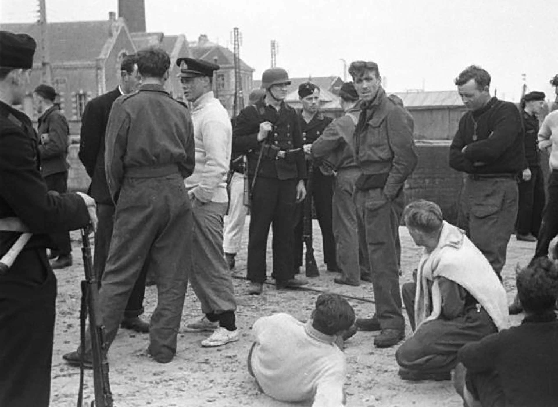 British sailors and commandos