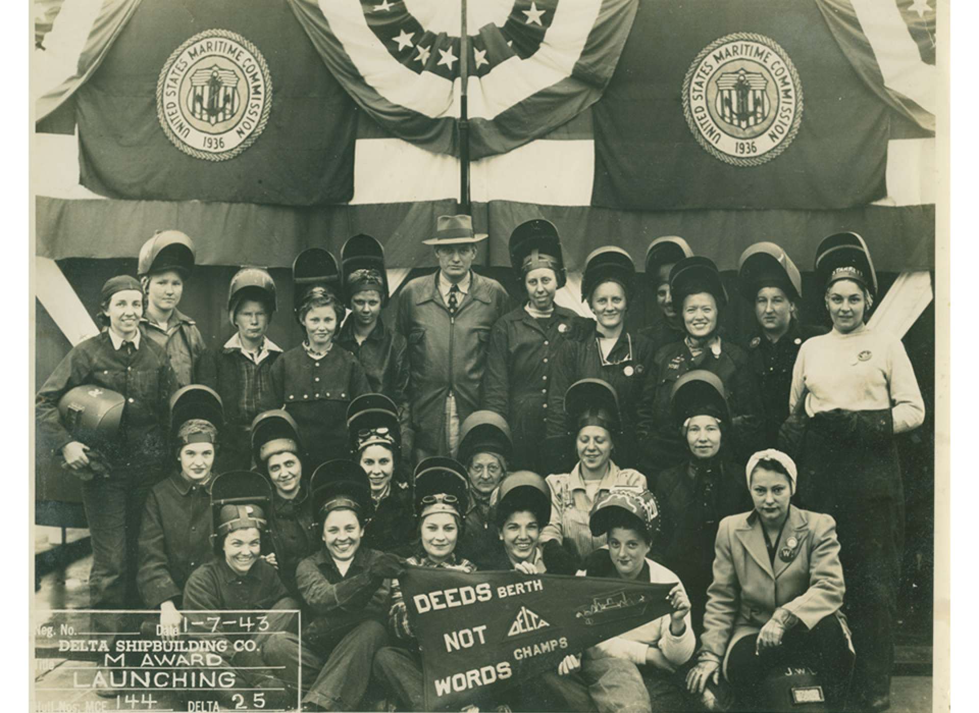 Delta Shipbuilding Company Female Welders