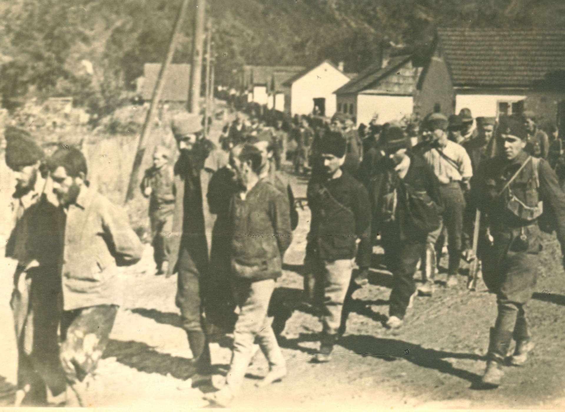 Captured Chetnik soldiers