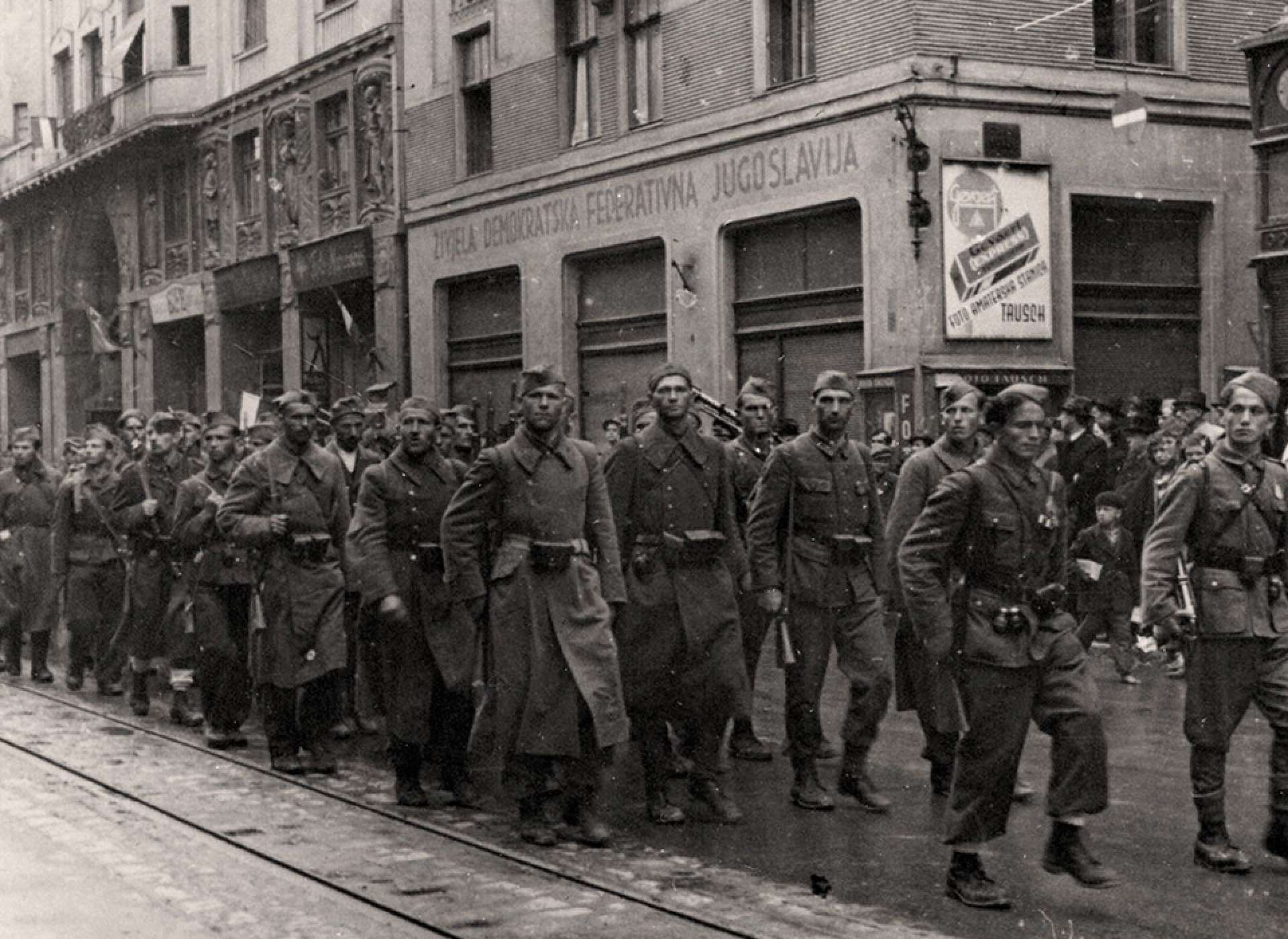 Partisans liberate Sarajevo, April 6, 1945