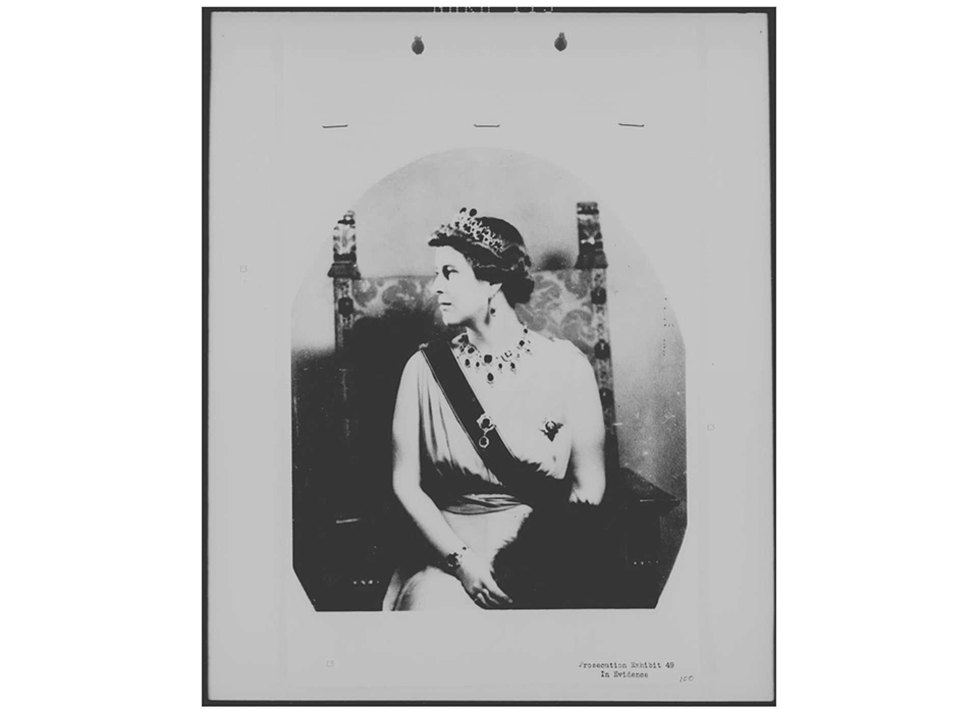 photograph of Princess Sophia von Hesse wearing jewels