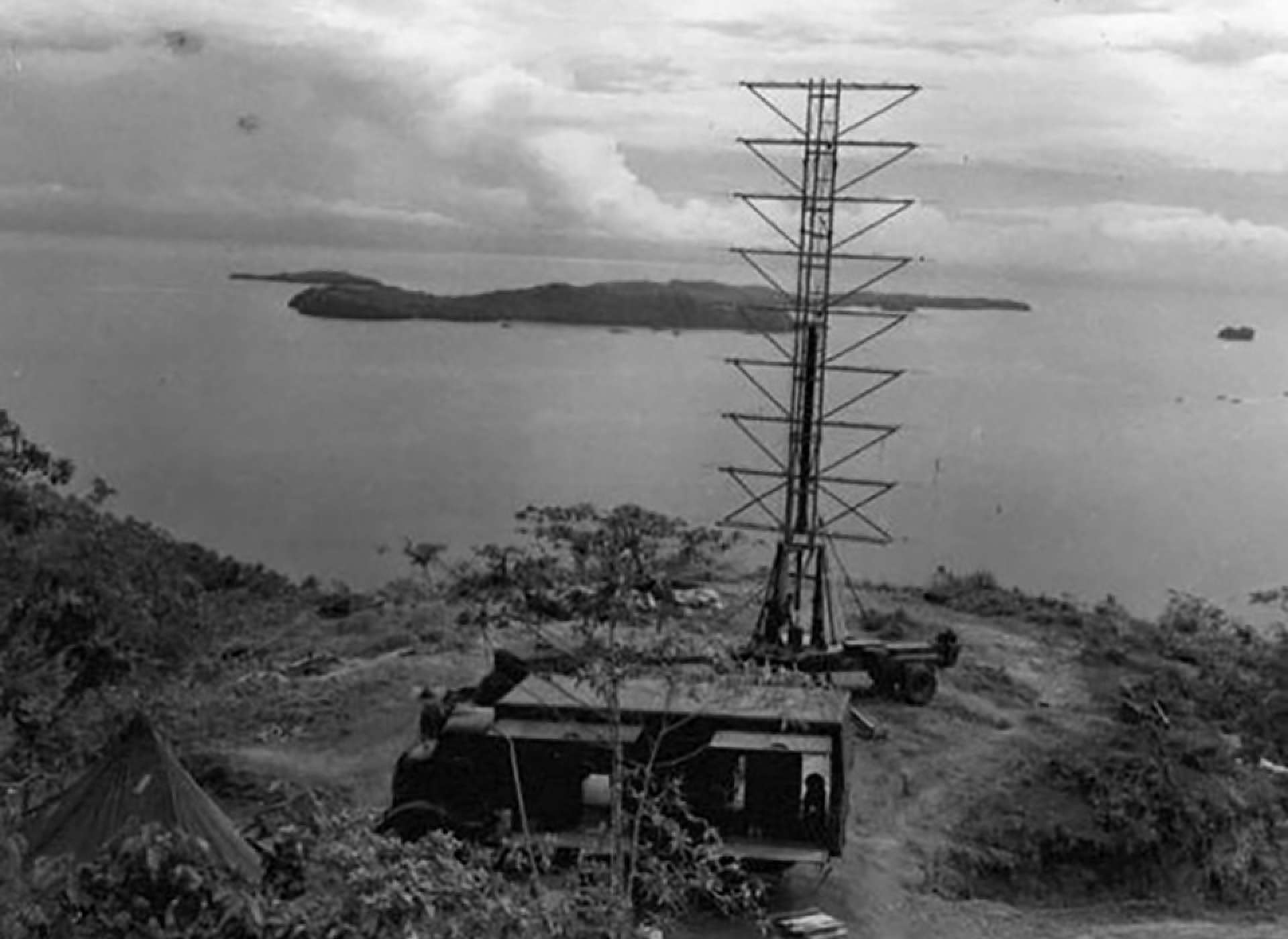 SCR-270 radar installation