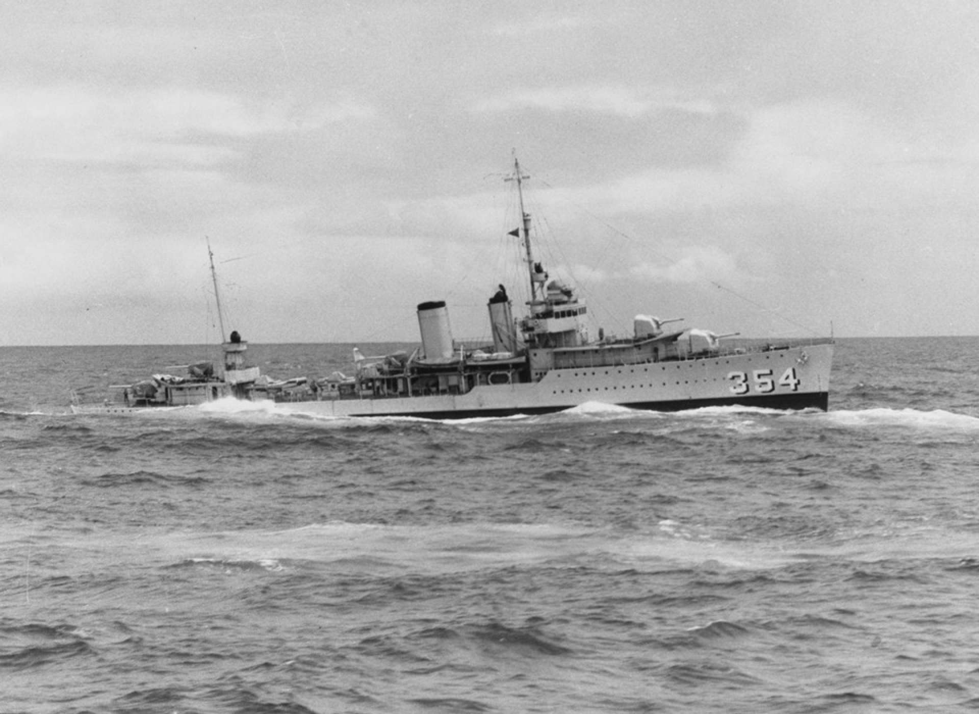 USS Monaghan (DD-354) sailing in May 1937