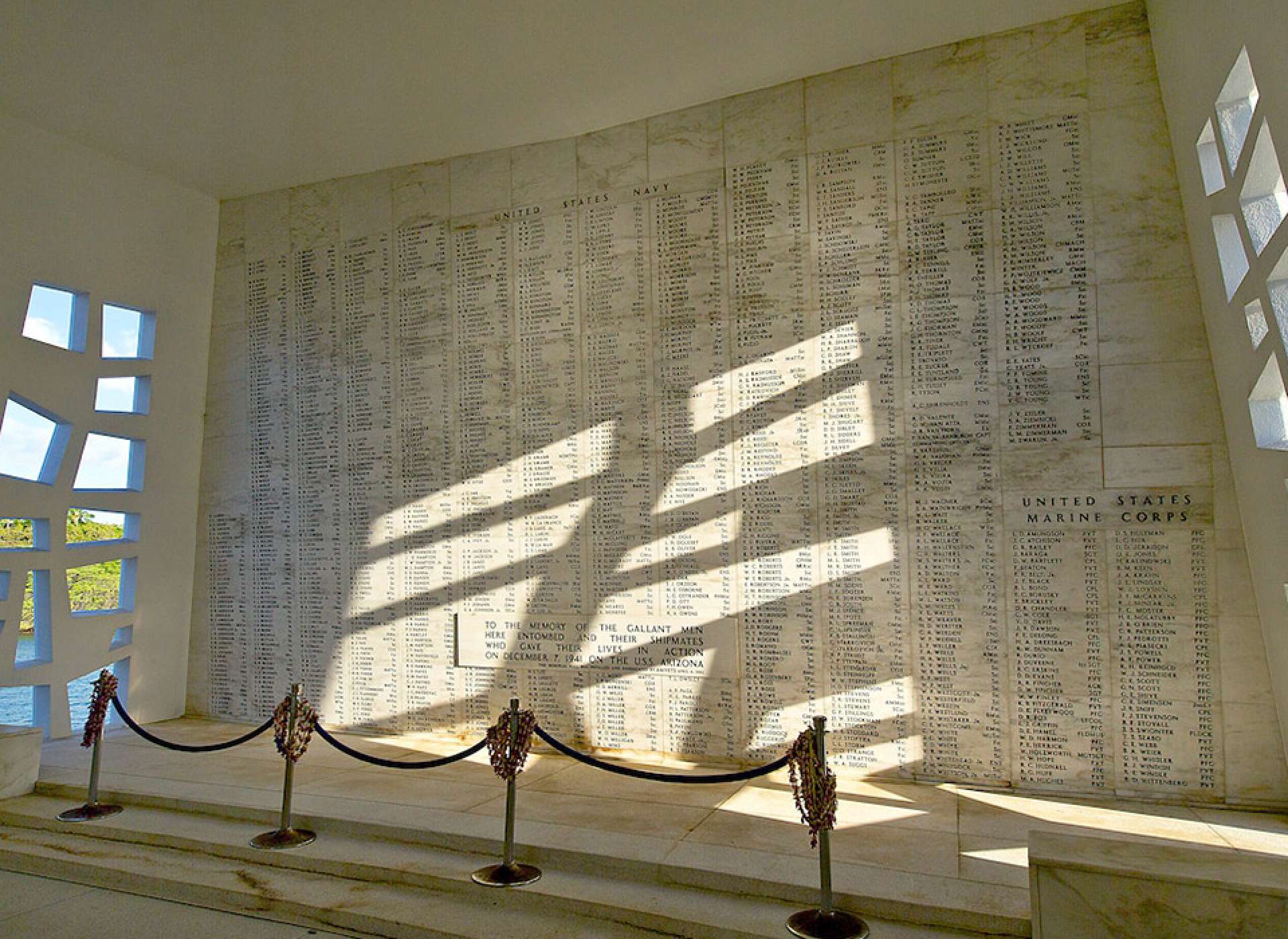 Shrine Room of the USS Arizona Memorial