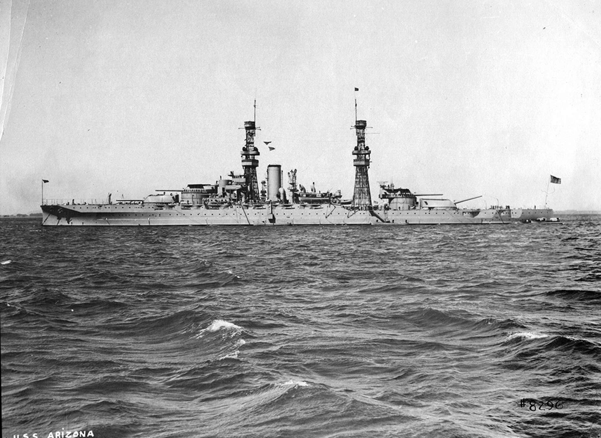 USS Arizona in March 1922