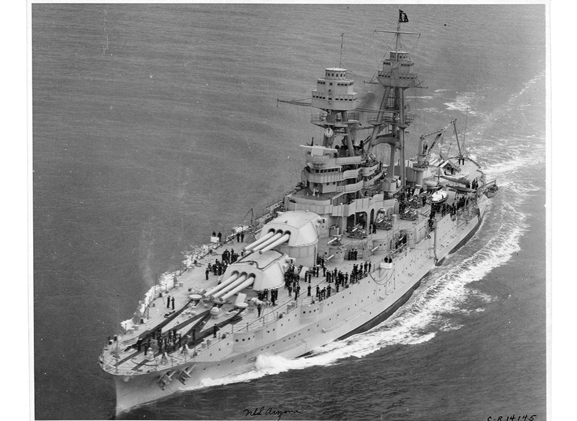 USS Arizona in March 1931