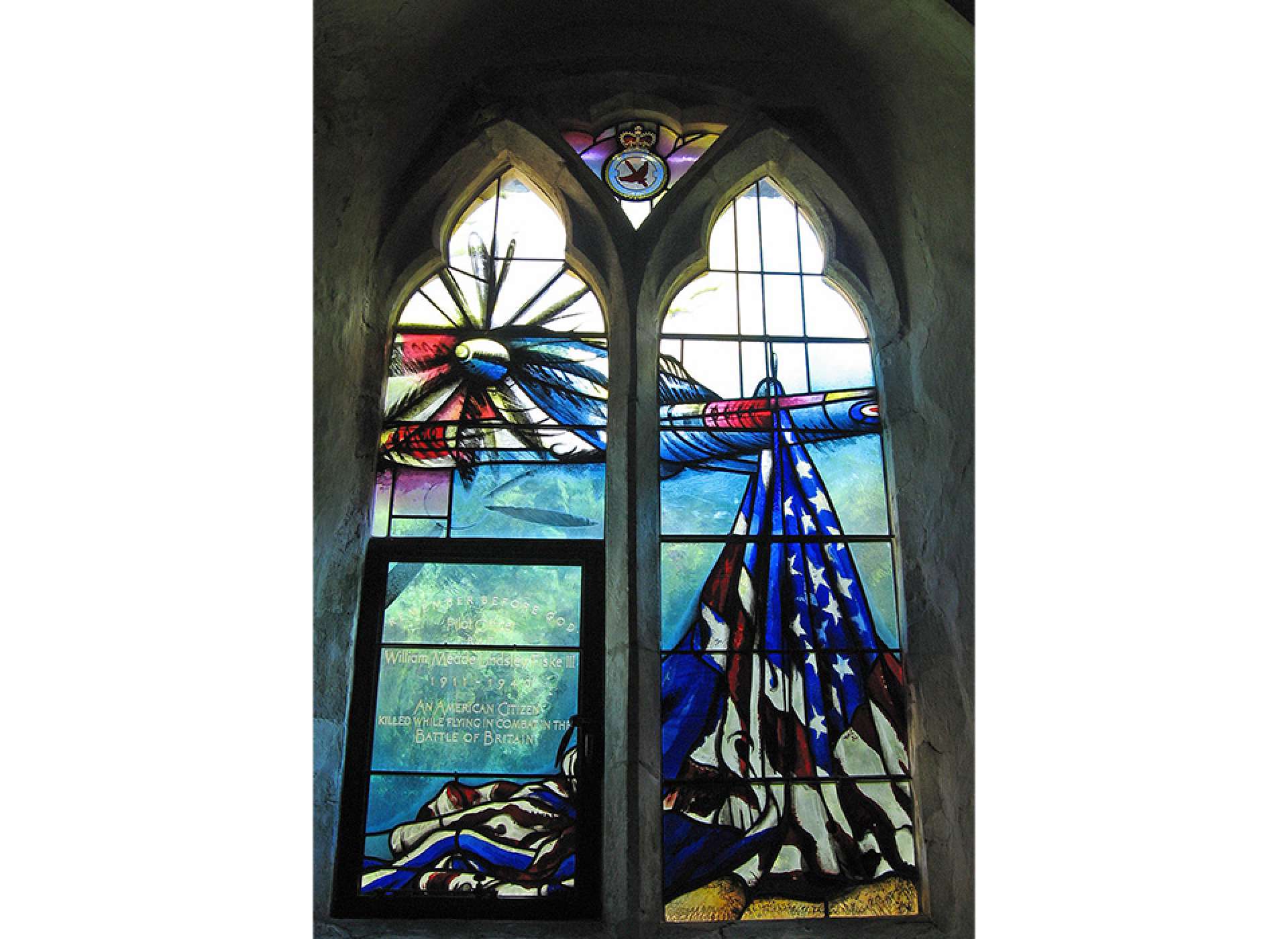William Meade Lindsley “Billy” Fiske III stained glass window