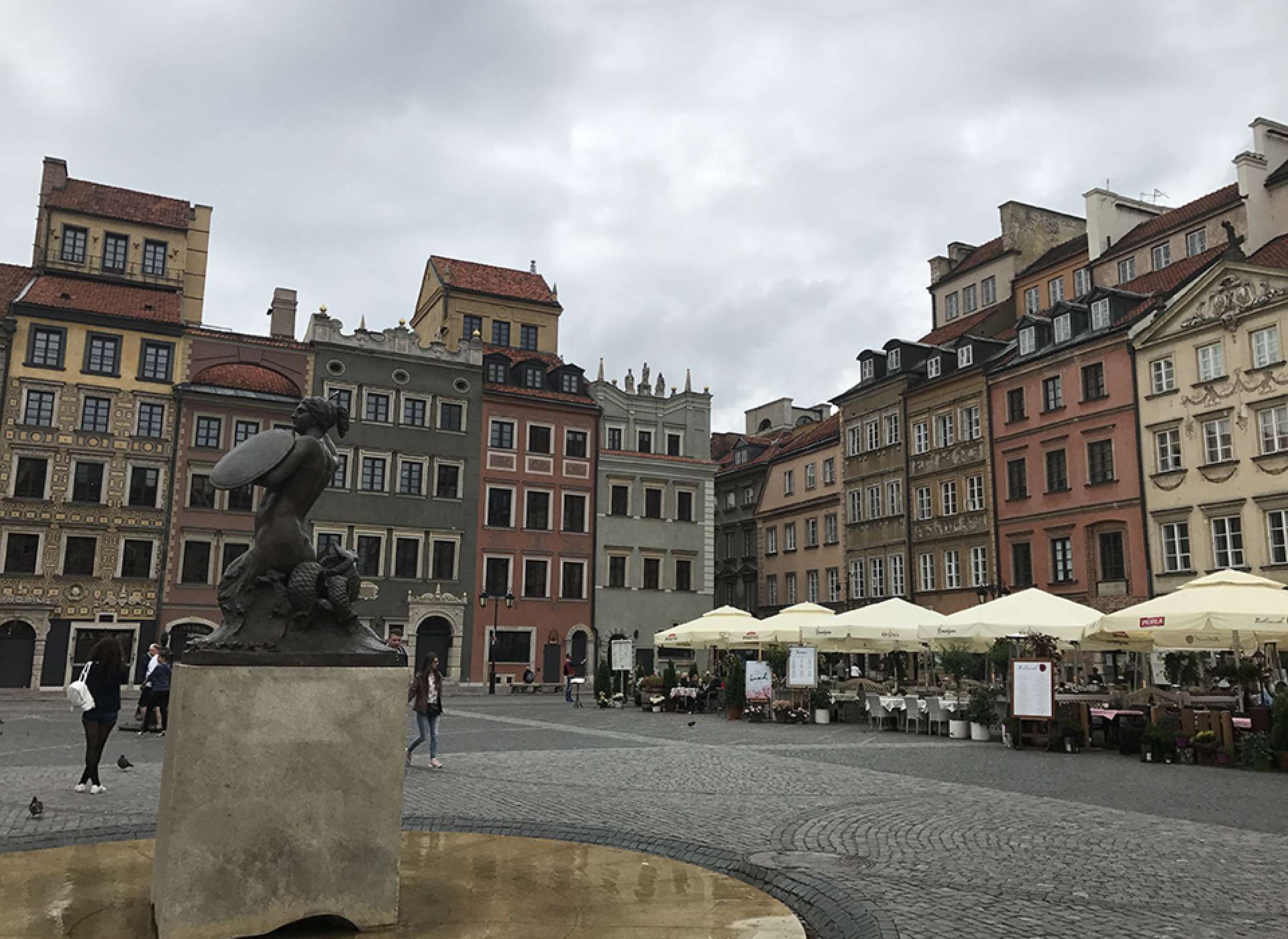 reconstructed Old Town Square
