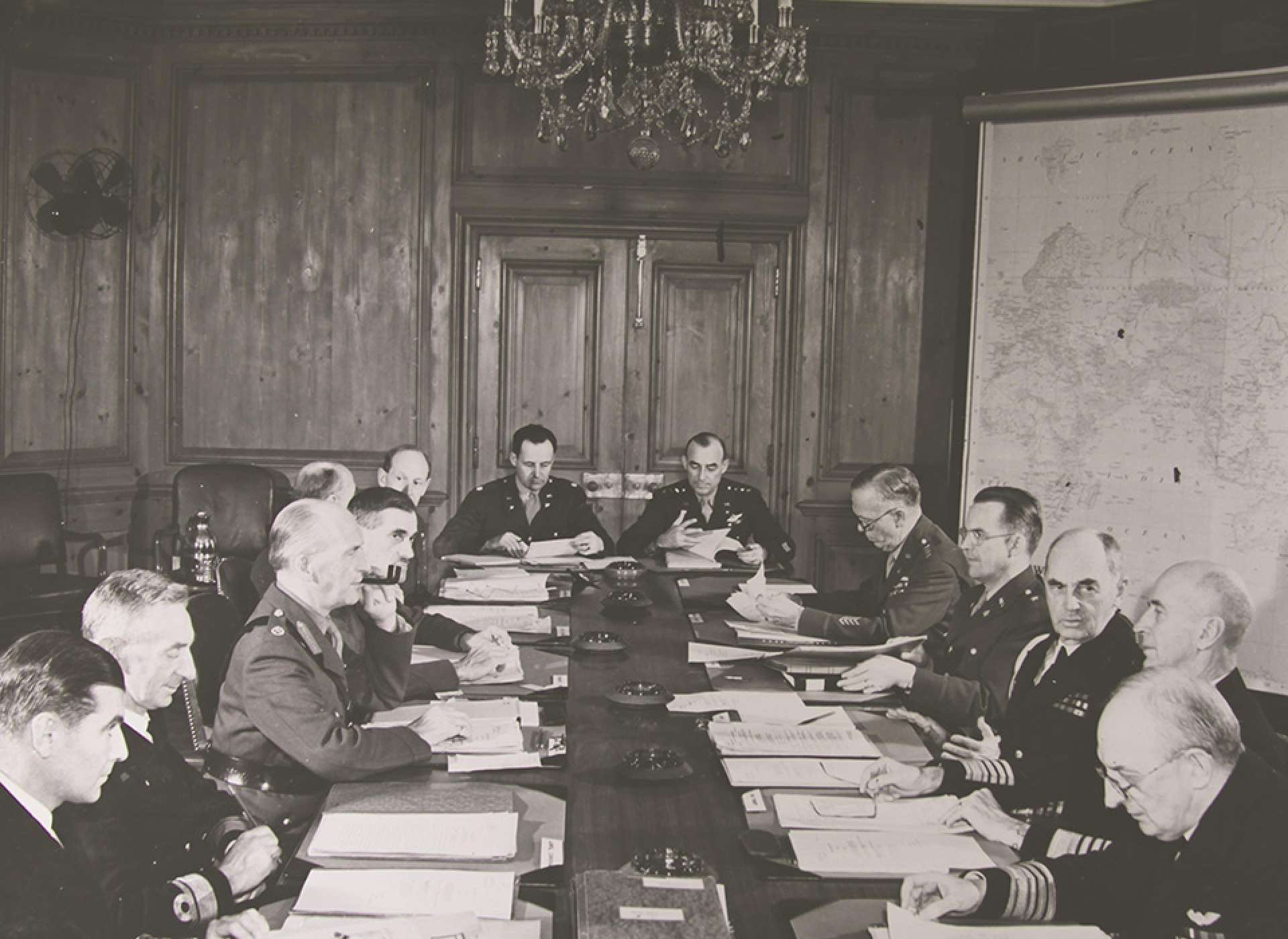 CCS meeting Octagon 1943