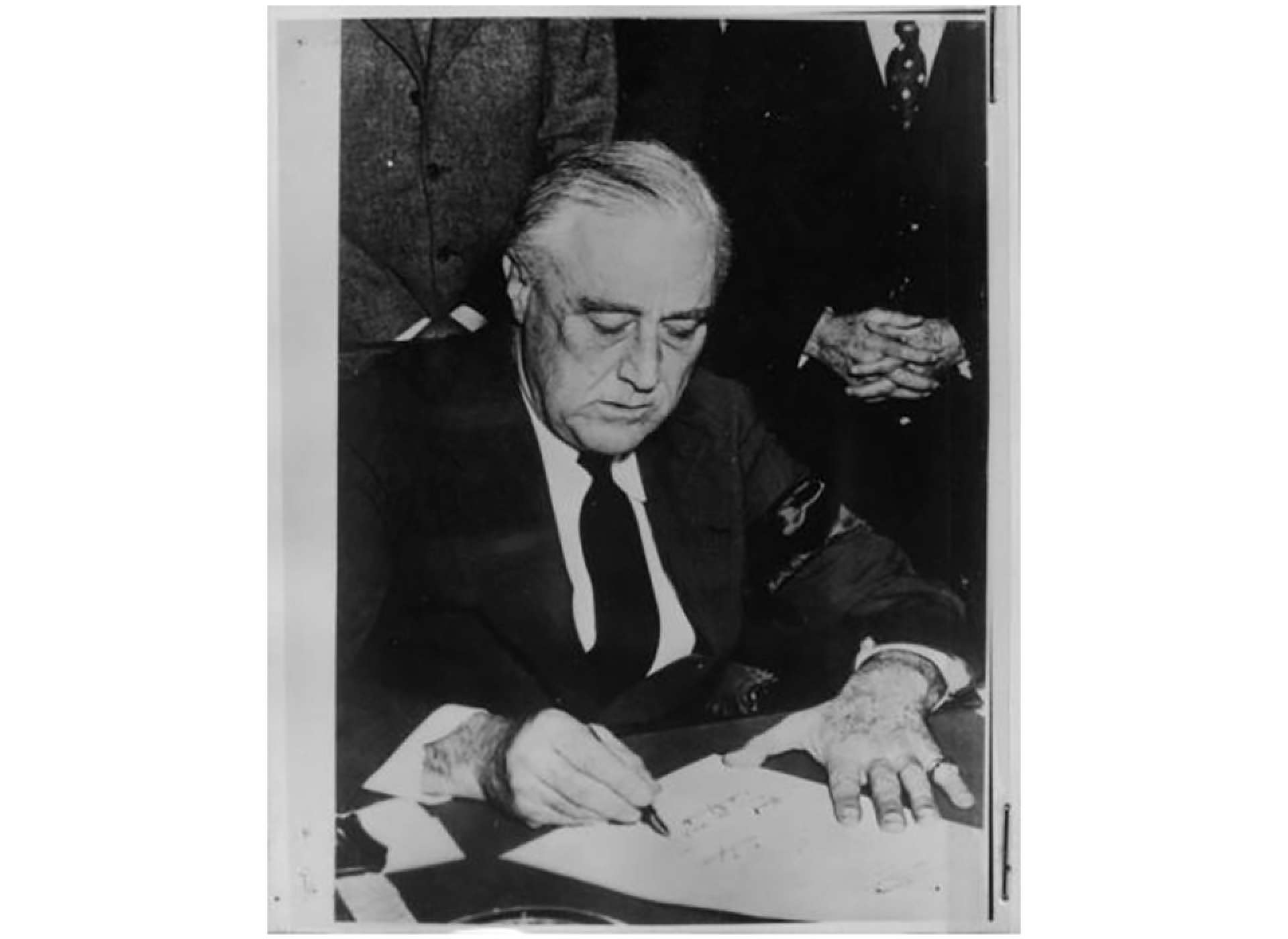 FDR declaration of war Dec 8 1942