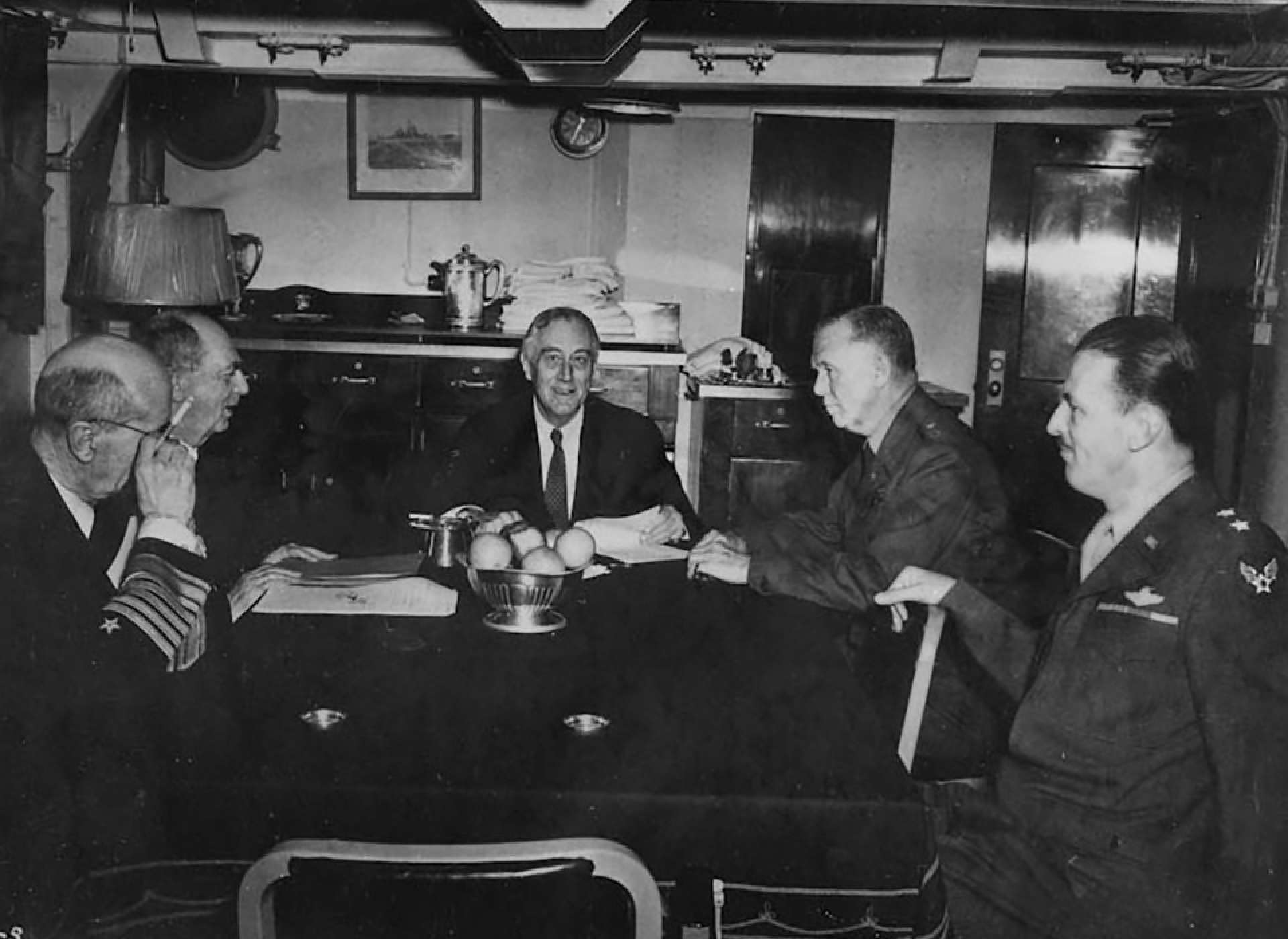 Joint Chiefs of Staff USS Quincy 1945
