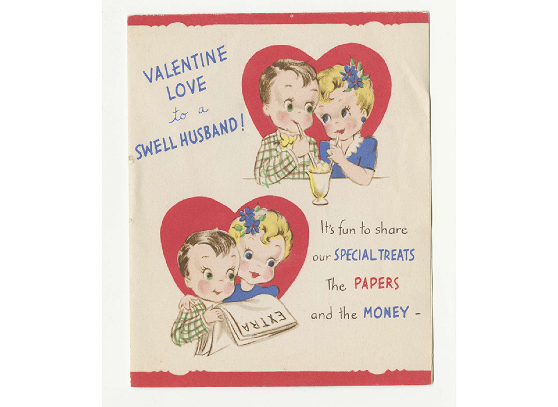 World War II Valentines Day Card