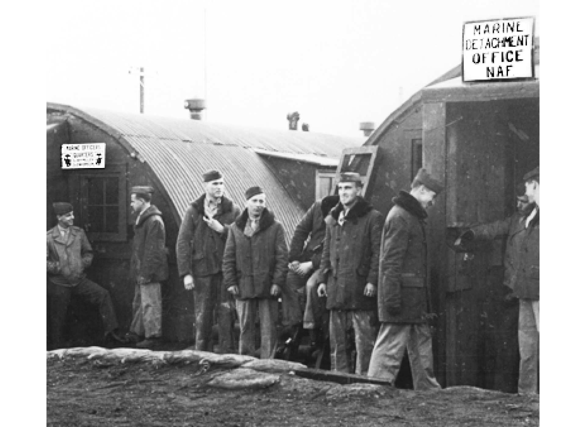 In July 1941, US Marines occupied Iceland. In all, more than 12 million Americans served overseas during the wartime period between 1940 and 1947. (Department of Defense Photo (US Marine Corps) 185054)