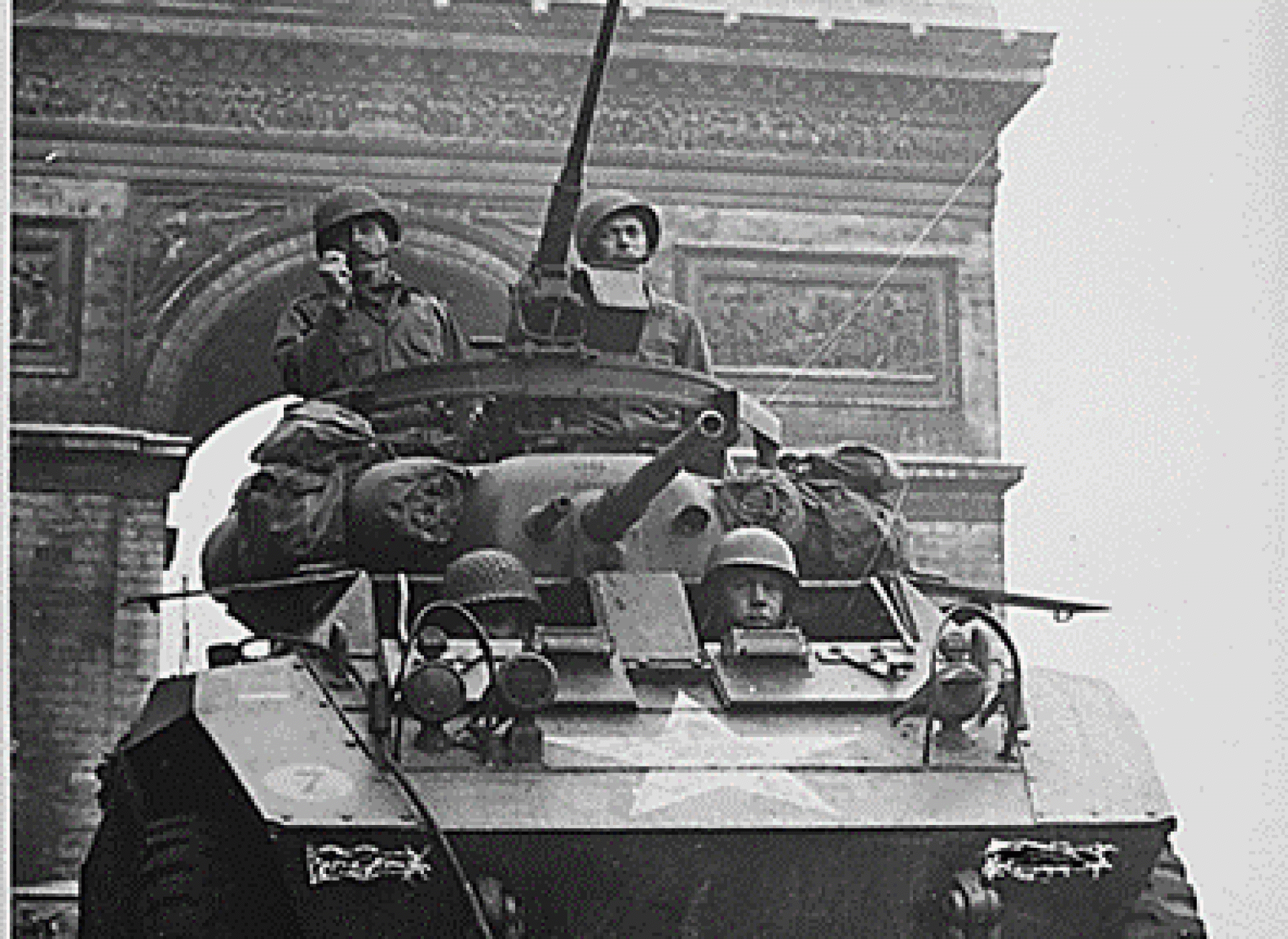 American soldiers in Paris.