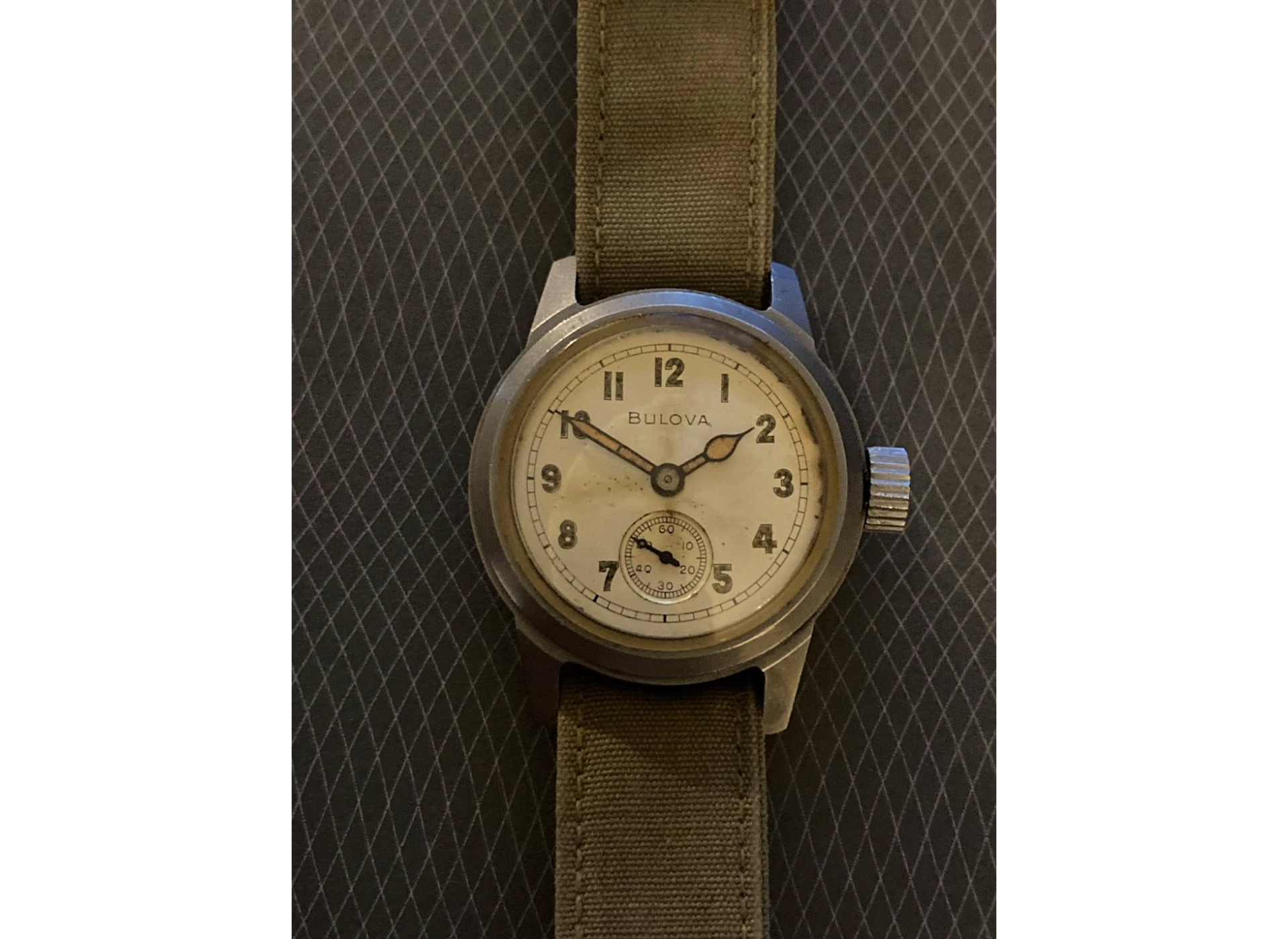 Bulova Ordnance watch for infantry use, circa 1944