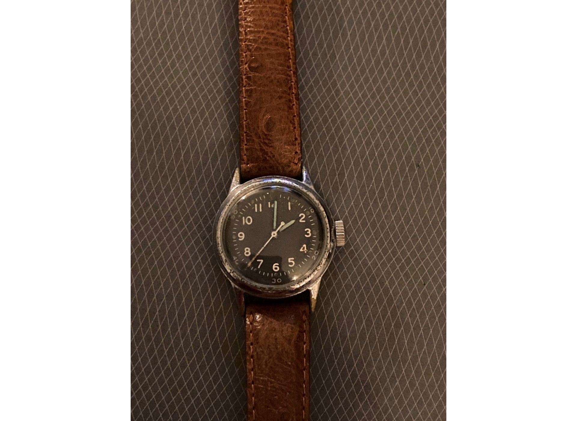 a rare Hamilton FSSC-88-W-800 Pilots Watch
