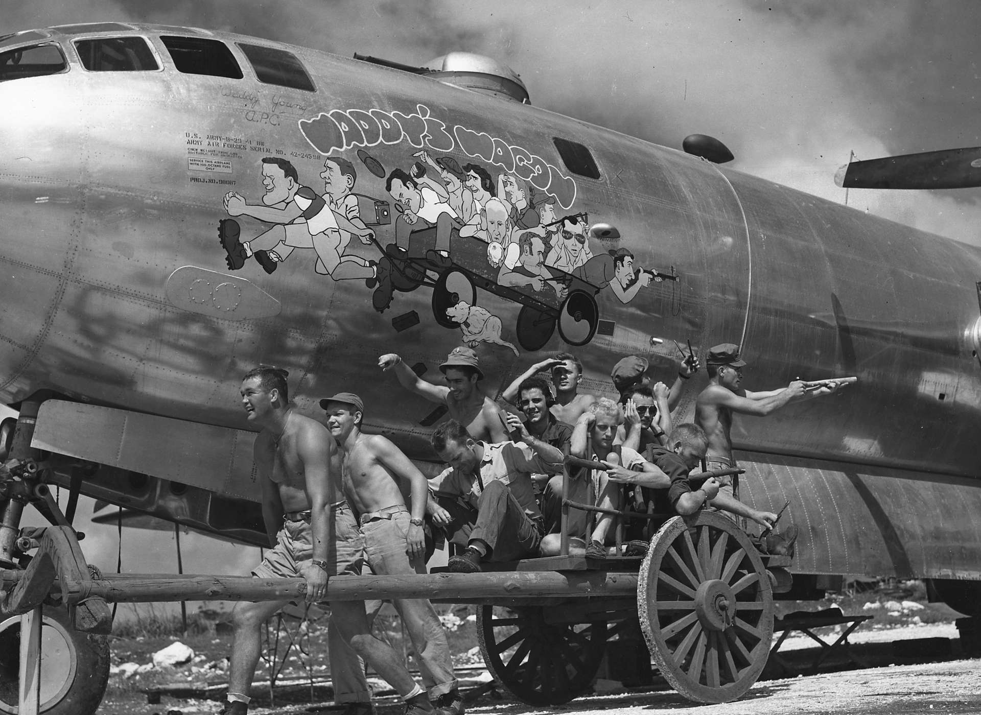 A real-life reproduction of the “Waddy’s Wagon”