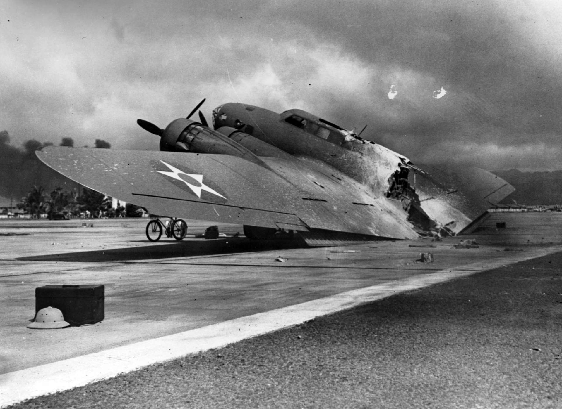 Downed B-17