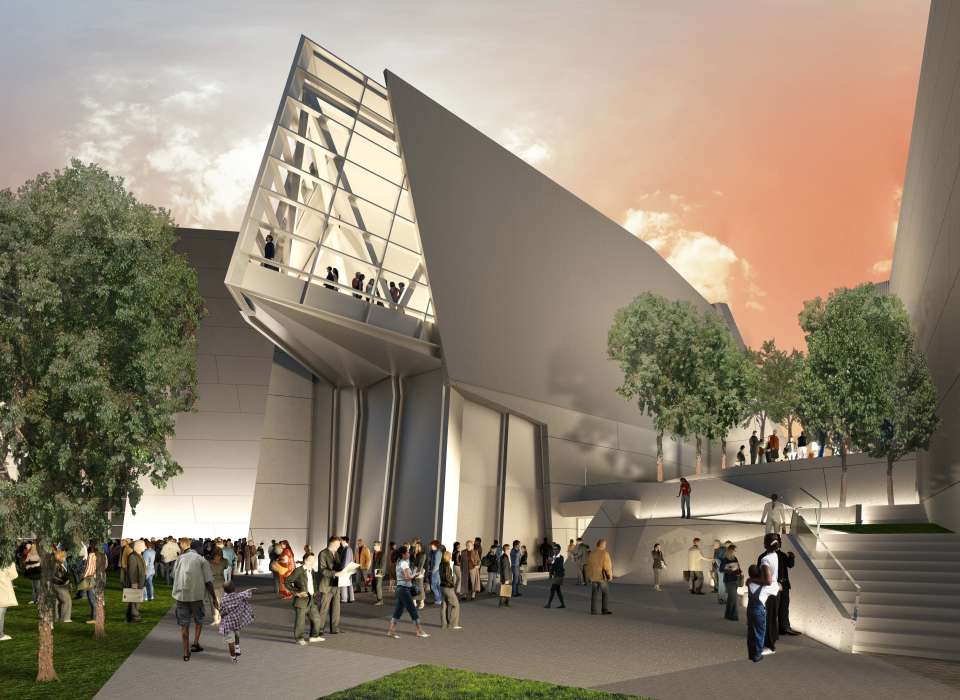 Rendering of Liberation Pavilion