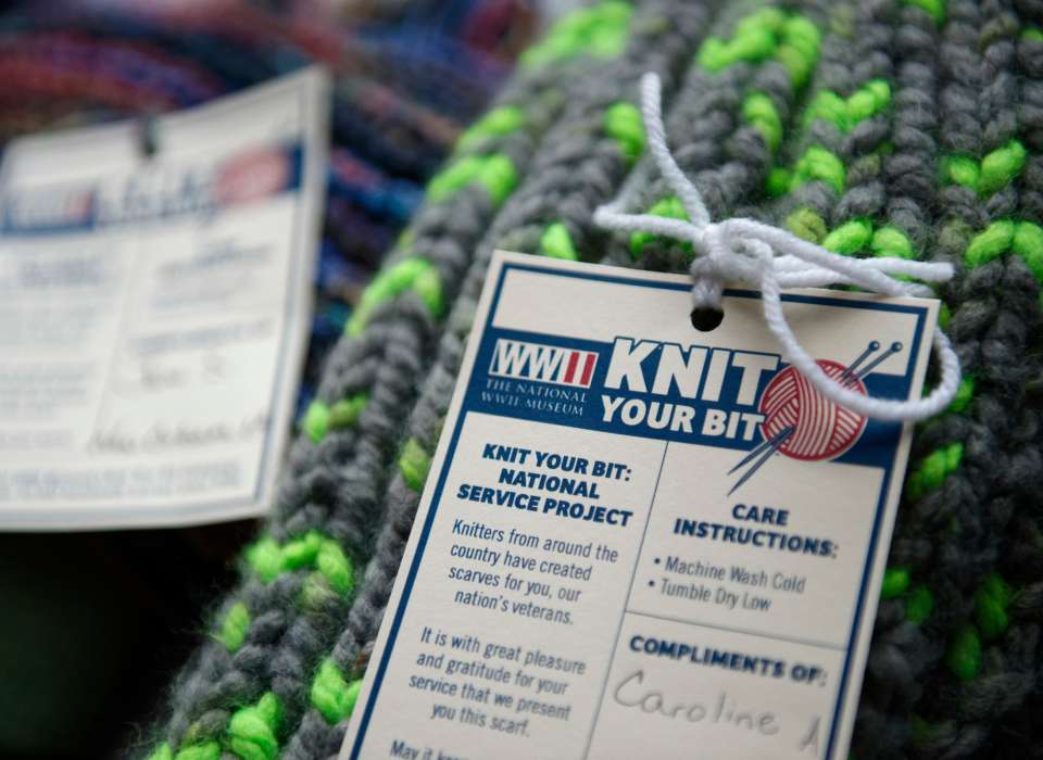 Knit Your Bit scarf
