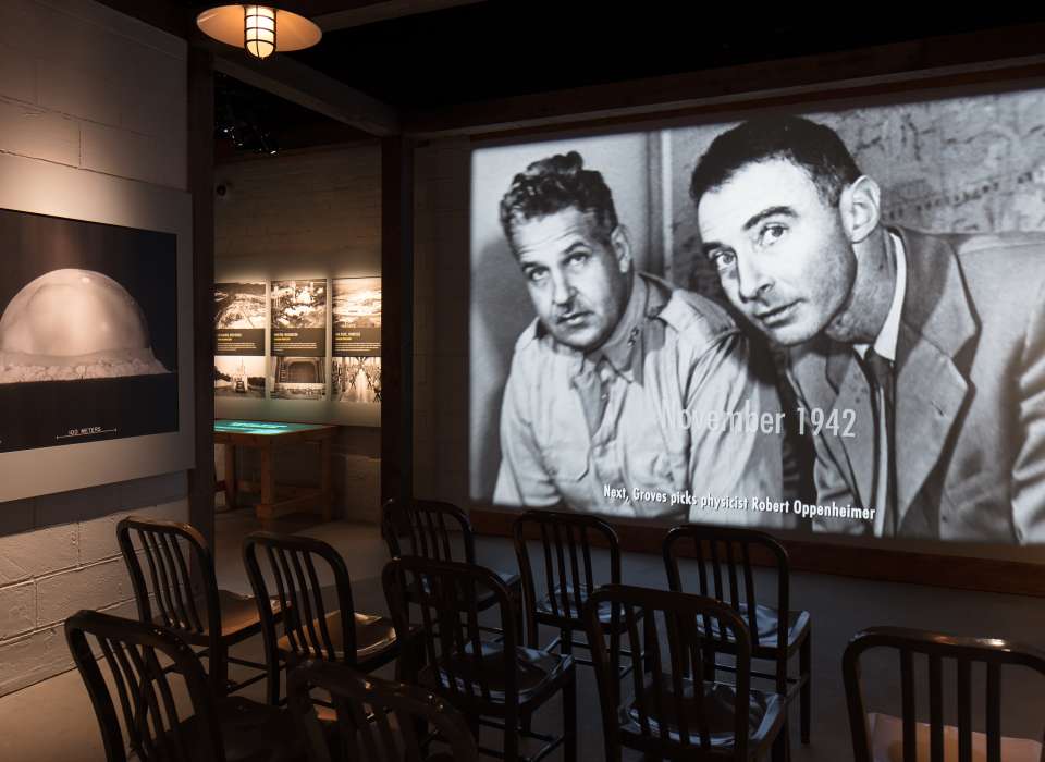 Manhattan Project gallery video, featuring physicist Robert Oppenheimer, Arsenal of Democracy