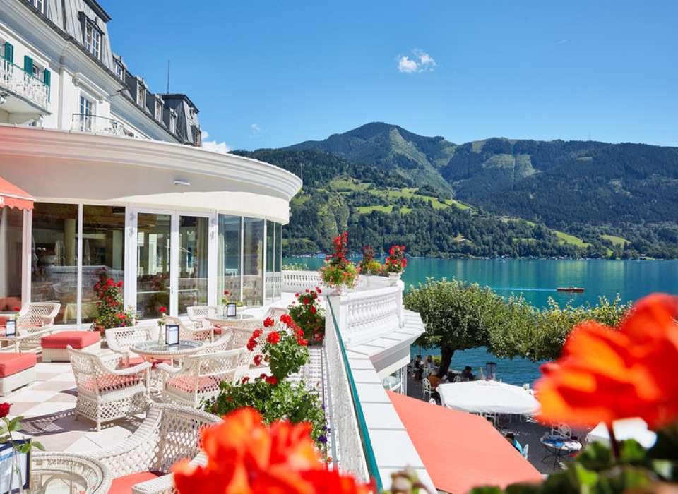 Grand Hotel Zell-Am-See, Austria, patio