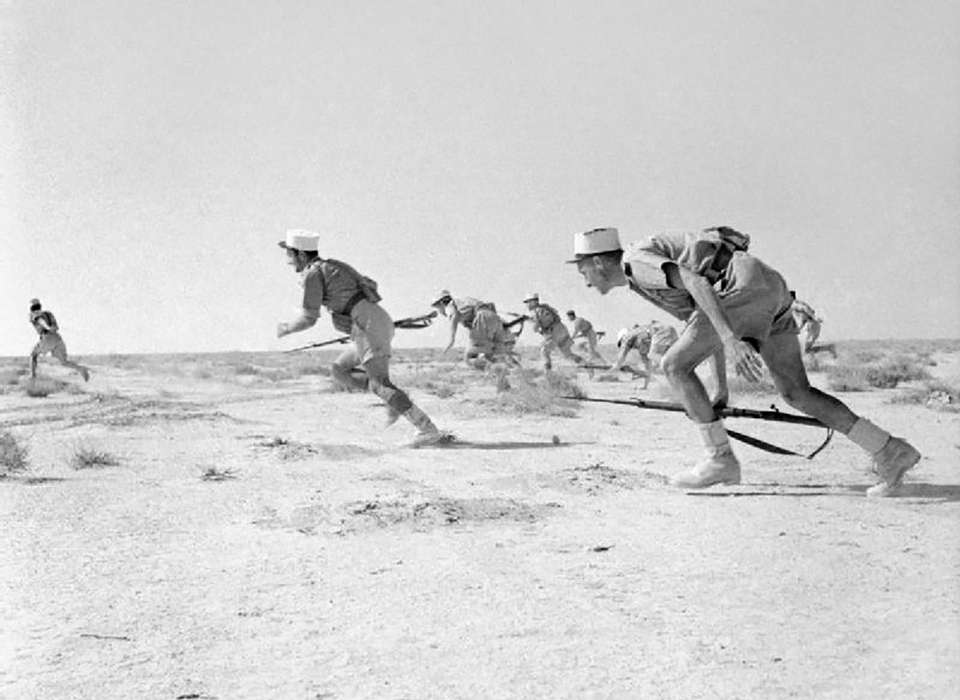 WW2 Soldats des Forces Françaises Libres à Bir Hakeim en 1942 