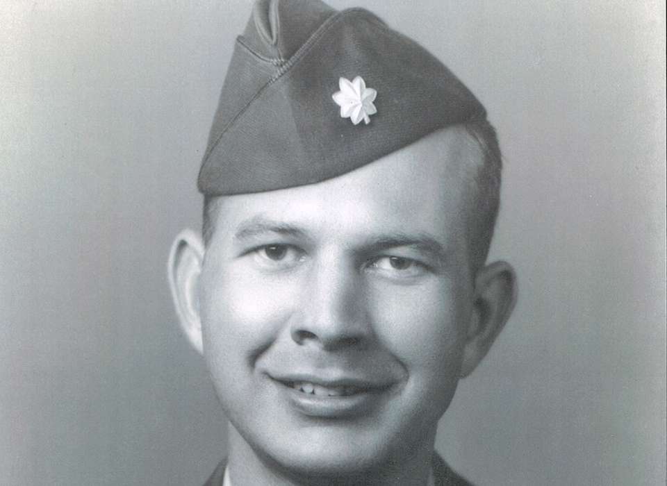 Shell-shocked soldier awaiting transportation away from the