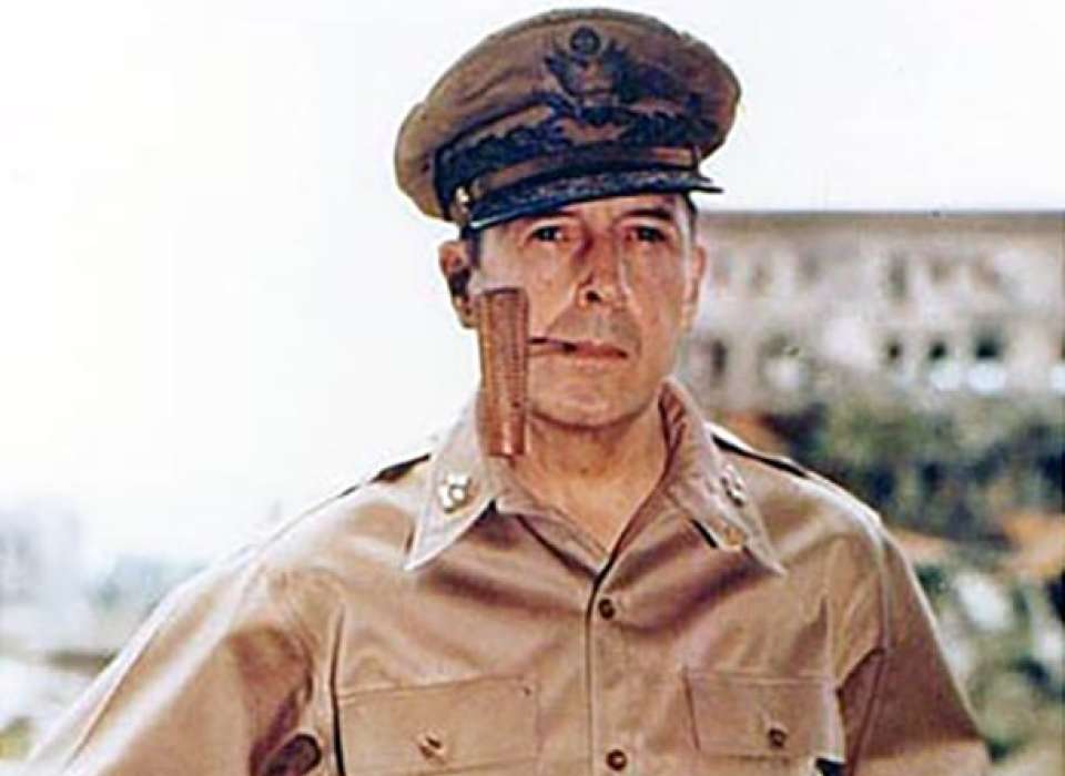 6 Sizes! Douglas MacArthur in Manila Philippines New World War II Photo: Gen 