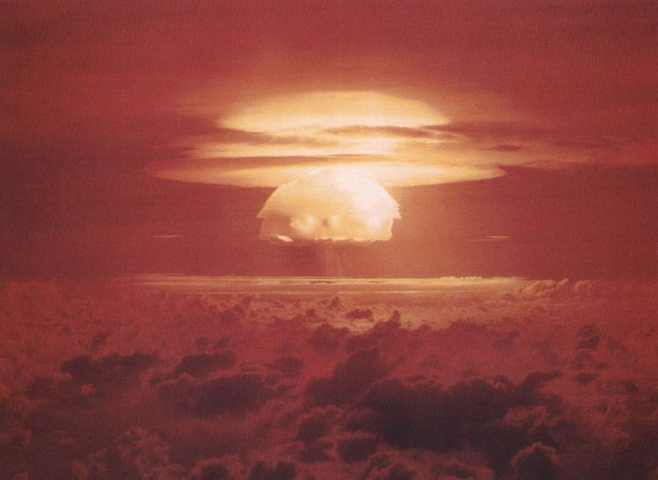 Hydrogen Bomb Test Aftermath