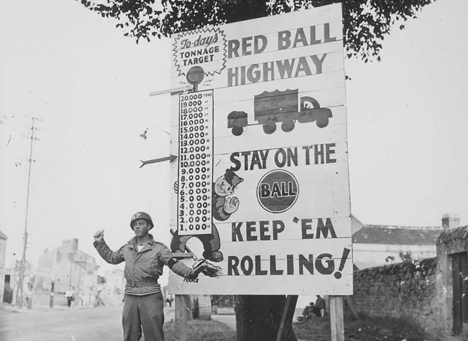 Red Ball Express 1944. Operation Red Ball Express 1944.