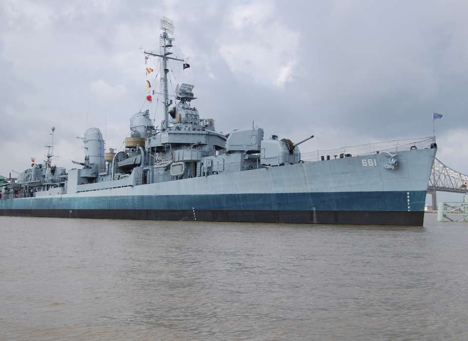 USS KIDD Battleship in Baton Rouge