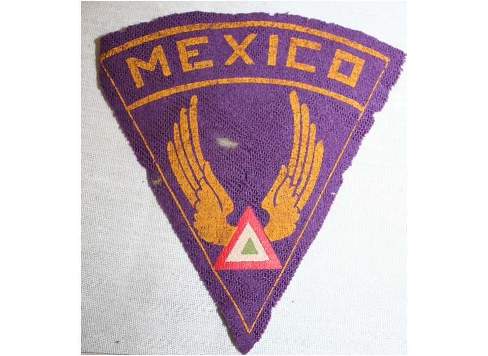 US / Mexico Flag Patch - Black