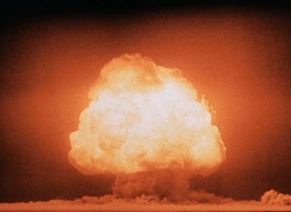 Mushroom cloud of &#039;Gadget&#039; over Trinity