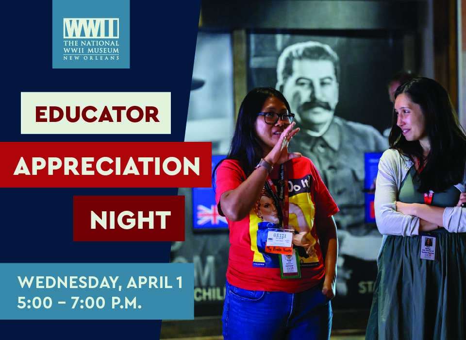 Photo of two educators conversing