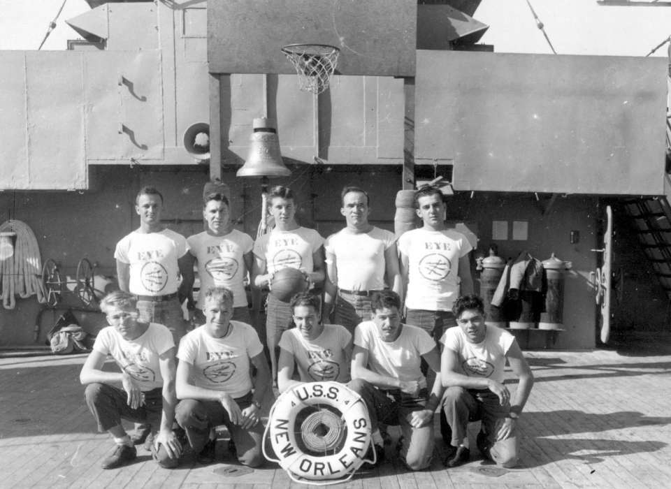 USS New Orleans crewmembers 