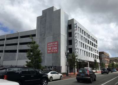 Parking garage at The National WWII Museum