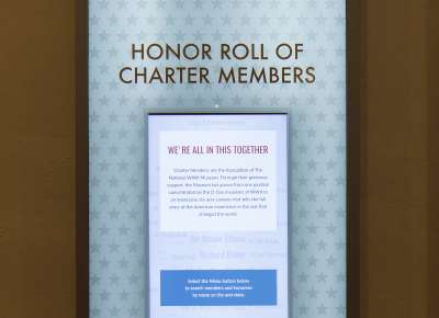 Honor Roll of Charter Members in the Donor Atrium