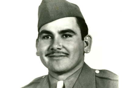 Private Felix Longoria’s military portrait