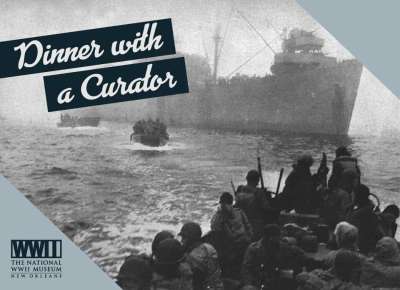 Dinner with a Curator | When War Came to Alaska Event Graphic