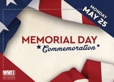 Memorial Day Commemoration Monday May 25