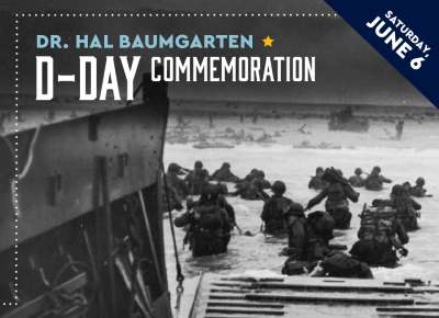 Dr. Hal Baumgarten D-Day Commemoration Ceremony Saturday June 6